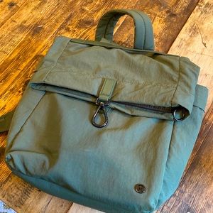 Lululemon army green backpack